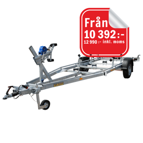 Båttrailer Passar båtar 4.3m-8.7m långa
